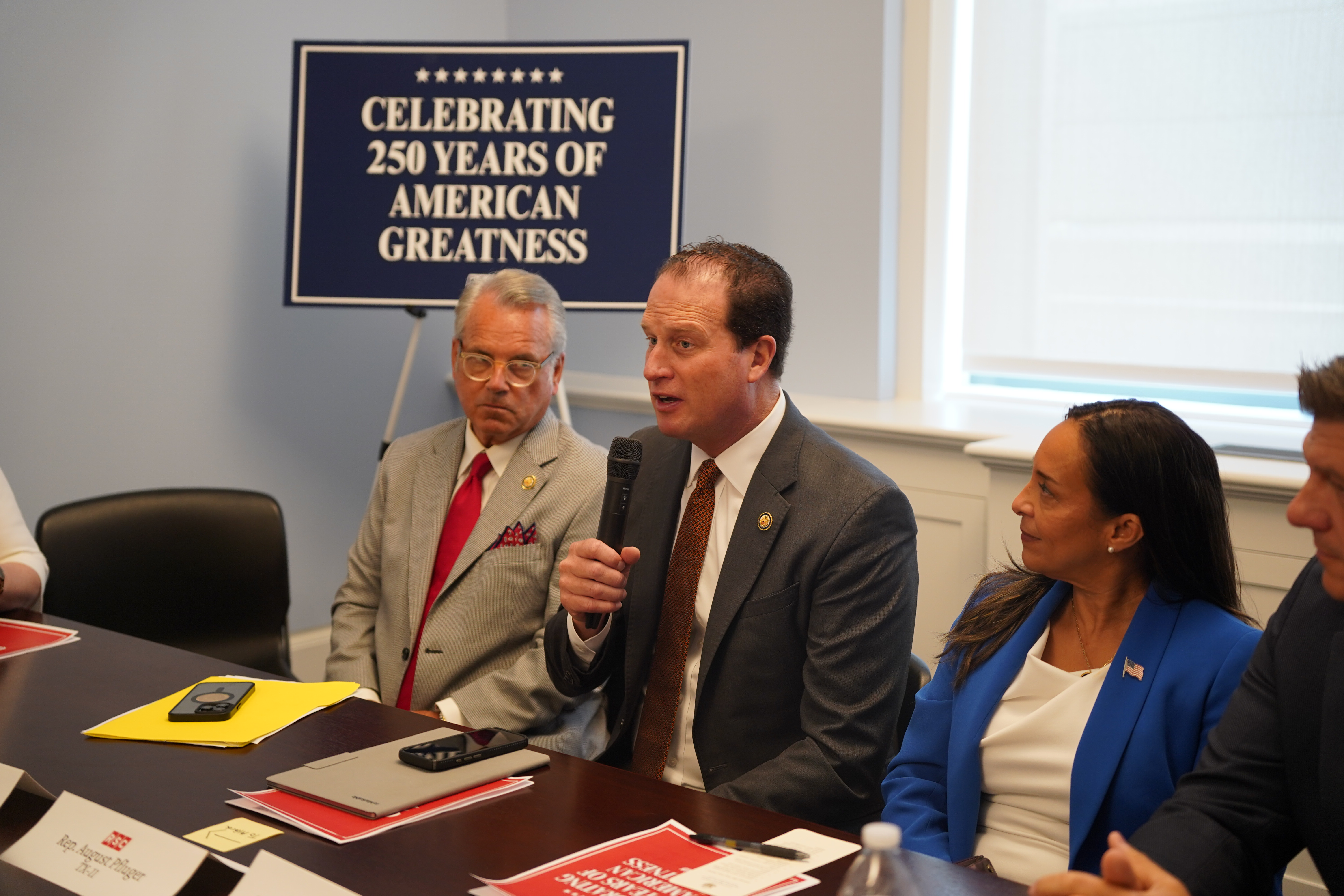 RSC Chairman Pfluger Co-Leads Roundtable Celebrating America's 250th Birthday, One Year of Working Families Tax Cuts